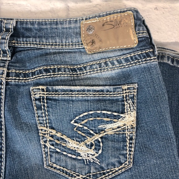 Silver Jeans Lola Bootcut Lightly distressed Stretch size 29 - Picture 4 of 15